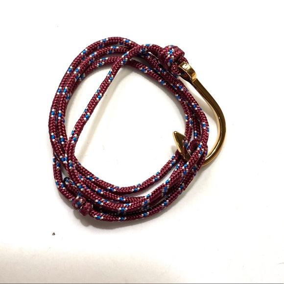 Miansai nautical anchor rope bracelet unisex gold